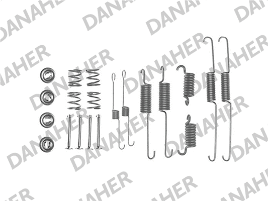 7615 DANAHER Комплектующие, тормозная колодка (фото 1)