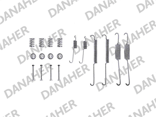 7640 DANAHER Комплектующие, тормозная колодка (фото 1)