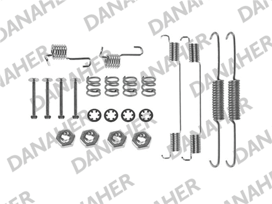 7674 DANAHER Комплектующие, тормозная колодка (фото 1)