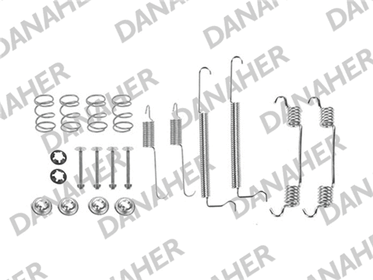 7709 DANAHER Комплектующие, тормозная колодка (фото 1)