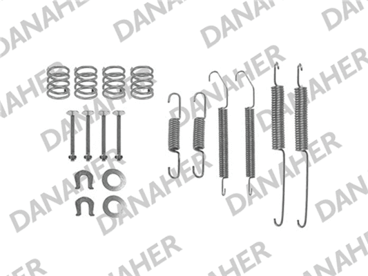 7718 DANAHER Комплектующие, тормозная колодка (фото 1)