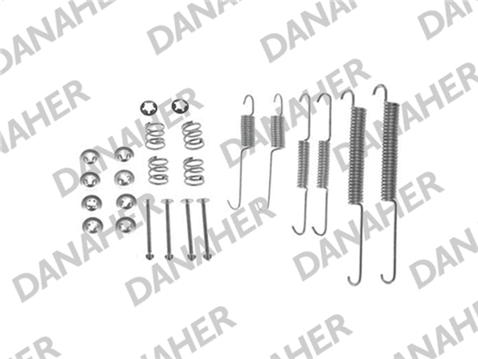 7754 DANAHER Комплектующие, тормозная колодка (фото 1)