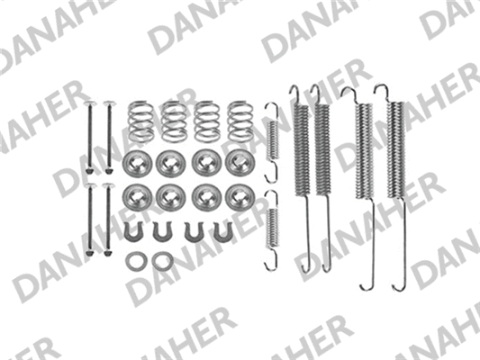 7787 DANAHER Комплектующие, тормозная колодка (фото 1)