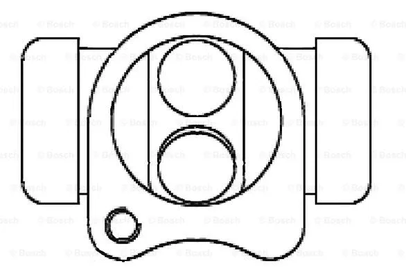 F 026 002 345 BOSCH Колесный тормозной цилиндр (фото 1)