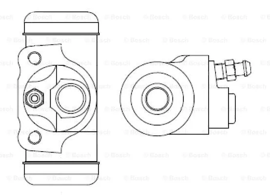 F 026 002 356 BOSCH Колесный тормозной цилиндр (фото 1)