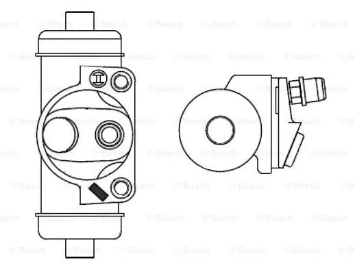 F 026 002 380 BOSCH Колесный тормозной цилиндр (фото 1)