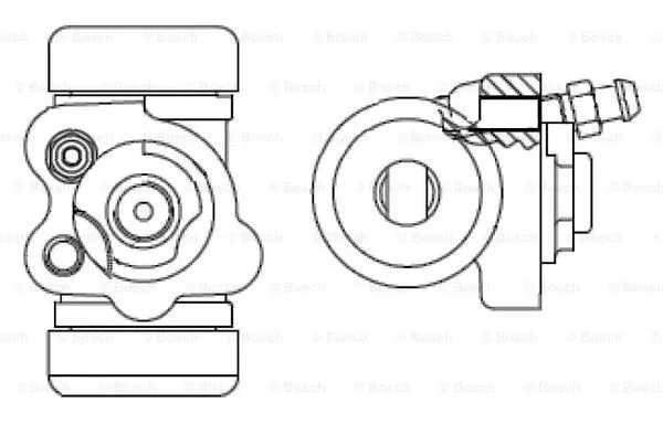 F 026 002 394 BOSCH Колесный тормозной цилиндр (фото 1)