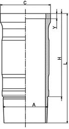 89917110 KOLBENSCHMIDT Гильза цилиндра (фото 2)