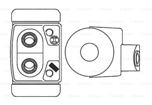 F 026 002 389 BOSCH Комплект колесного тормозного фильтра (фото 1)