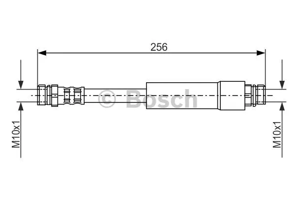 1 987 476 284 BOSCH Тормозной шланг (фото 1)