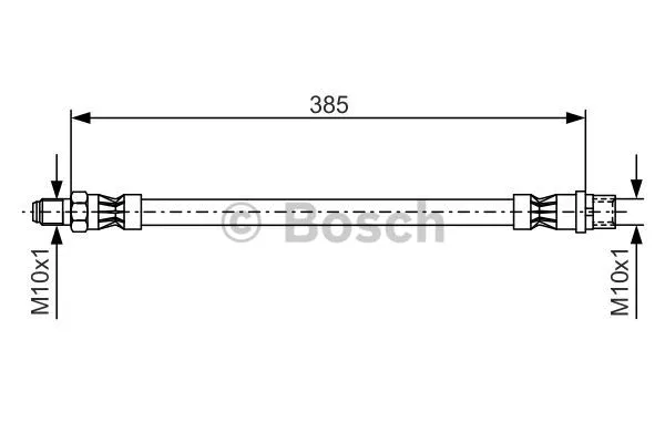 1 987 476 439 BOSCH Тормозной шланг (фото 1)