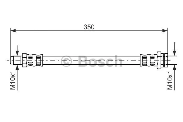 1 987 476 491 BOSCH Тормозной шланг (фото 1)