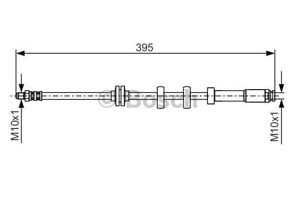 1 987 476 635 BOSCH Тормозной шланг (фото 1)