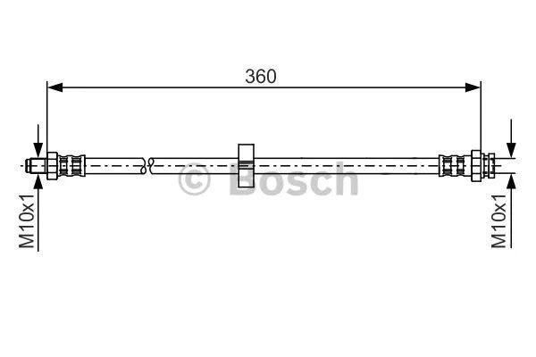 1 987 481 002 BOSCH Тормозной шланг (фото 1)