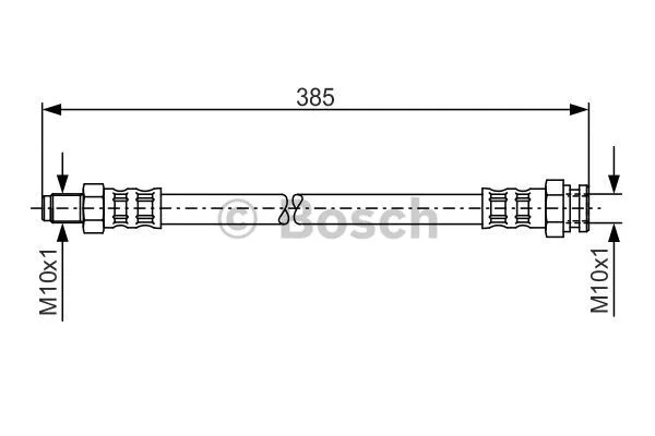 1 987 481 018 BOSCH Тормозной шланг (фото 1)