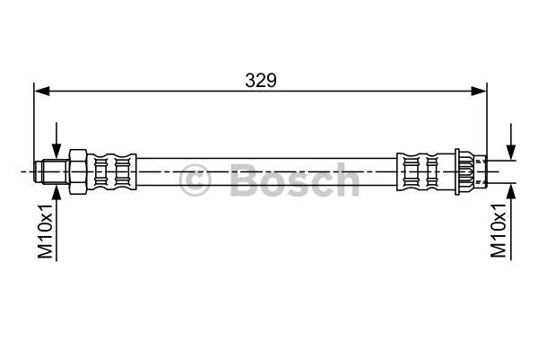 1 987 481 032 BOSCH Тормозной шланг (фото 1)