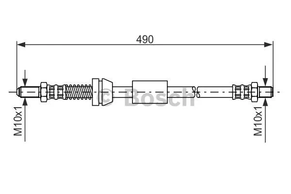 1 987 481 069 BOSCH Тормозной шланг (фото 1)