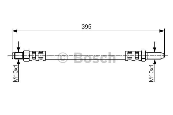 1 987 481 213 BOSCH Тормозной шланг (фото 1)