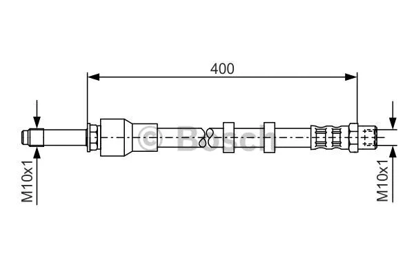 1 987 481 296 BOSCH Тормозной шланг (фото 1)