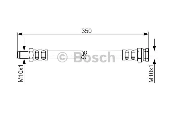 1 987 481 311 BOSCH Тормозной шланг (фото 1)