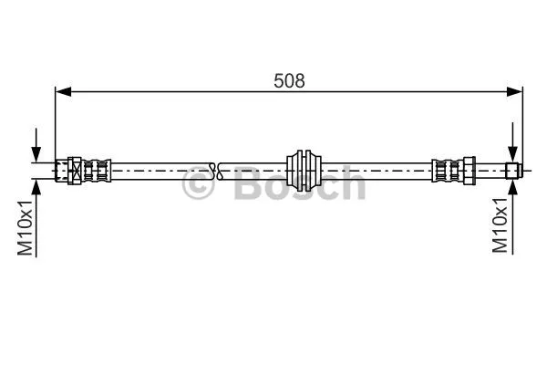 1 987 481 331 BOSCH Тормозной шланг (фото 1)