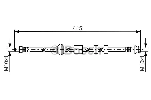 1 987 481 425 BOSCH Тормозной шланг (фото 1)