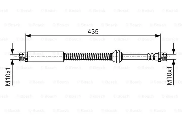 1 987 481 459 BOSCH Тормозной шланг (фото 1)
