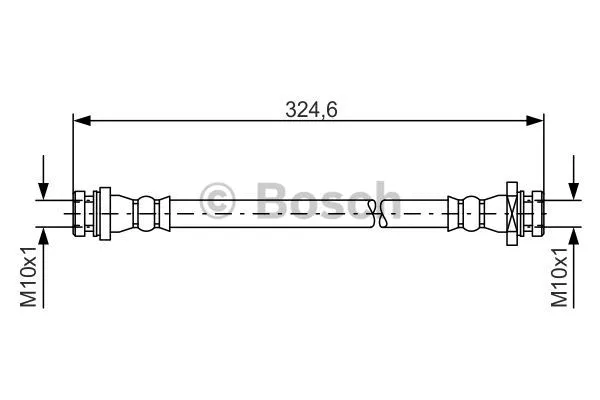 1 987 481 559 BOSCH Тормозной шланг (фото 1)