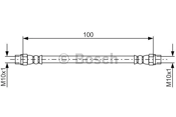 1 987 481 784 BOSCH Тормозной шланг (фото 2)