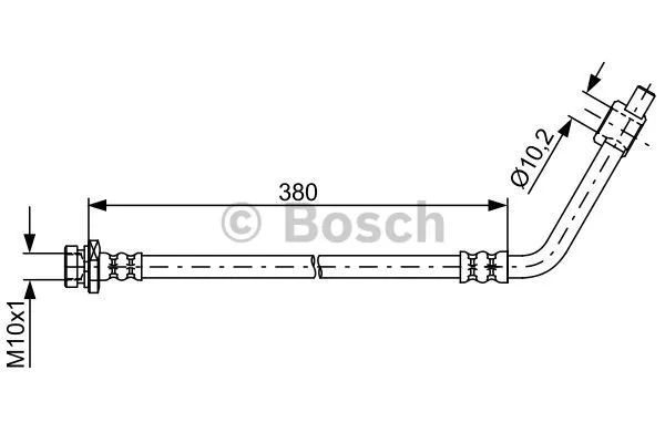 1 987 481 835 BOSCH Тормозной шланг (фото 3)