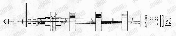 172055J JURID Тормозной шланг (фото 1)