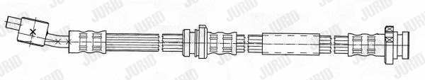 172515J JURID Тормозной шланг (фото 1)