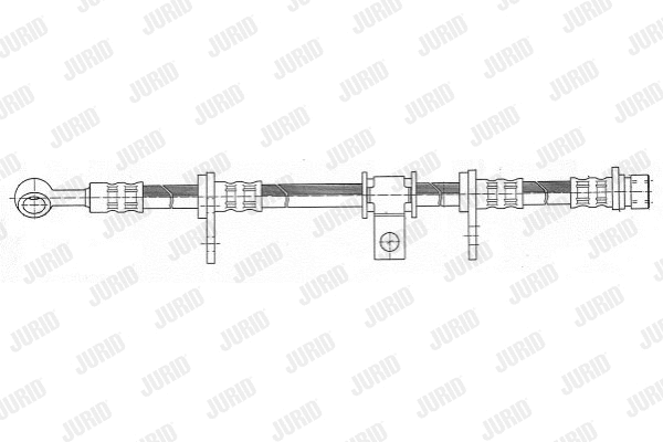 172675J JURID Тормозной шланг (фото 1)