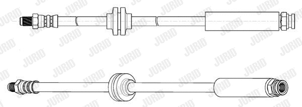 173176J JURID Тормозной шланг (фото 1)