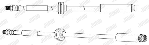 173210J JURID Тормозной шланг (фото 1)