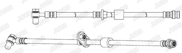 173236J JURID Тормозной шланг (фото 1)