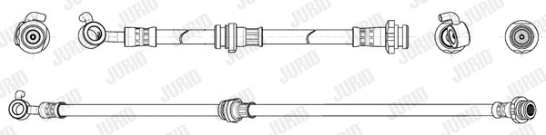 173281J JURID Тормозной шланг (фото 1)