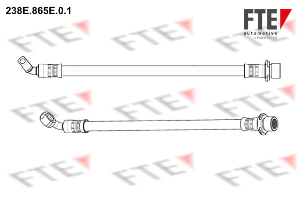 238E.865E.0.1 FTE Тормозной шланг (фото 1)