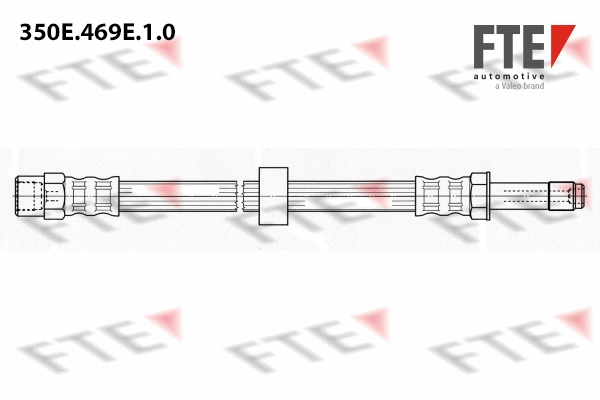 350E.469E.1.0 FTE Тормозной шланг (фото 1)