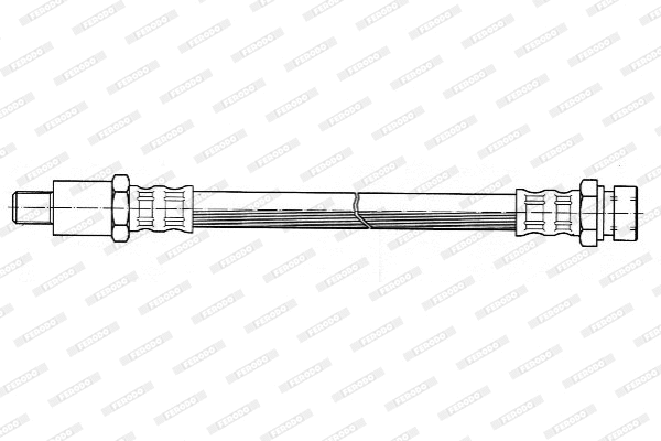 FHY2016 FERODO Тормозной шланг (фото 1)