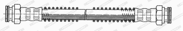 FHY2086 FERODO Тормозной шланг (фото 1)