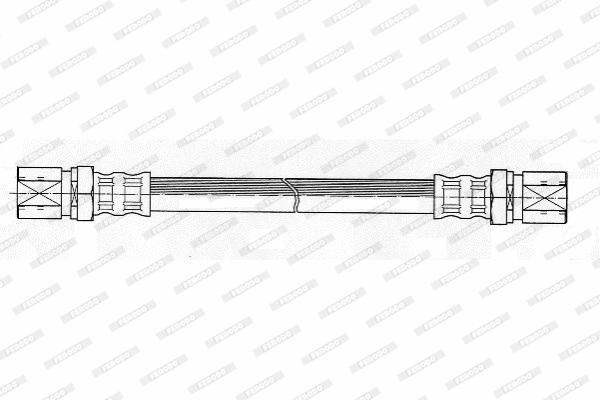 FHY2181 FERODO Тормозной шланг (фото 1)