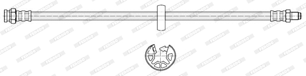 FHY2265 FERODO Тормозной шланг (фото 1)