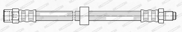 FHY2520 FERODO Тормозной шланг (фото 1)