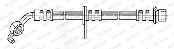 FHY2634 FERODO Тормозной шланг (фото 1)