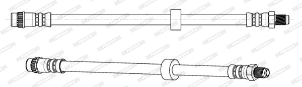FHY2777 FERODO Тормозной шланг (фото 1)