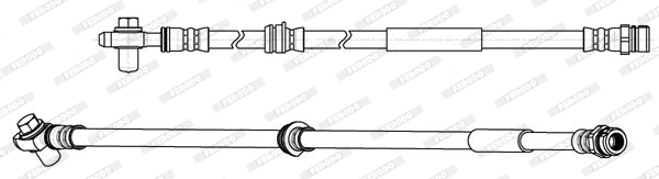 FHY2842 FERODO Тормозной шланг (фото 1)