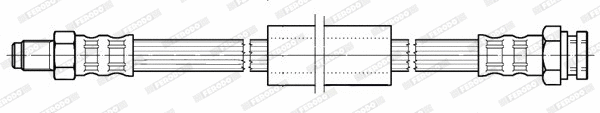 FHY2897 FERODO Тормозной шланг (фото 1)