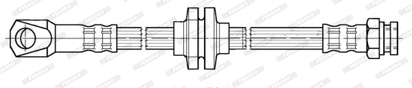 FHY2937 FERODO Тормозной шланг (фото 1)