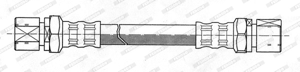 FHY3031 FERODO Тормозной шланг (фото 1)